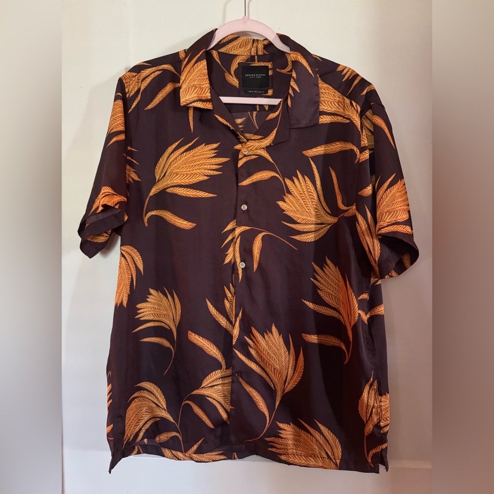 Denim & Flower Men's Shirt